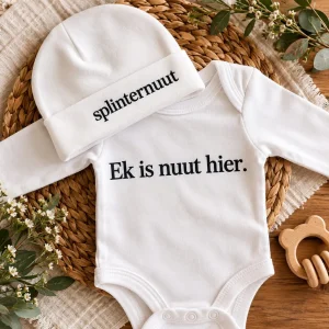 Kruippakkie/Babygrow – “Splinternuut”